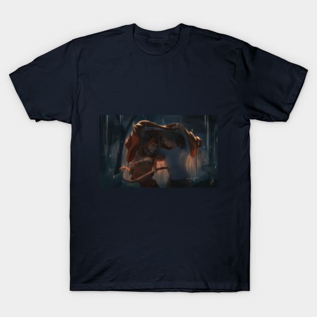 In the Rain T-Shirt by Nolvini